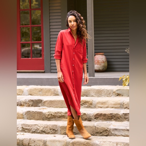 Frank & Eileen Rory Maxi Shirtdress - Picture 1 of 6
